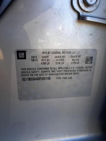 Photo 10 from auction – 2013 CHEVROLET MALIBU LS with VIN 1G11B5SA4DF355198