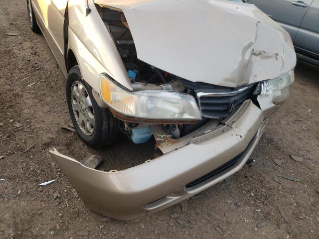 Photo 9 from auction – 2002 HONDA ODYSSEY EX with VIN 2HKRL18632H580296