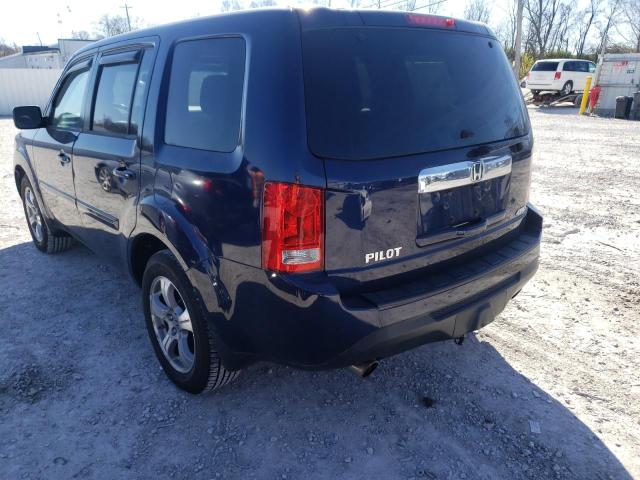 Photo 3 from auction – 2013 HONDA PILOT EXL with VIN 5FNYF4H60DB077363