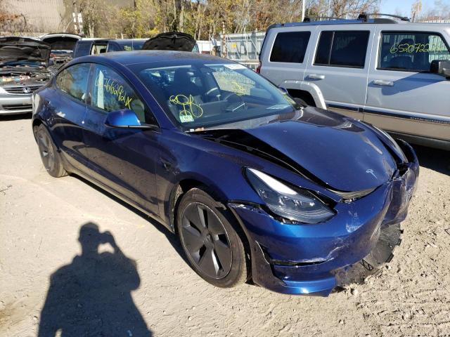 TESLA MODEL 3 2022 with VIN 5YJ3E1EA2NF370722 - Photo from auction