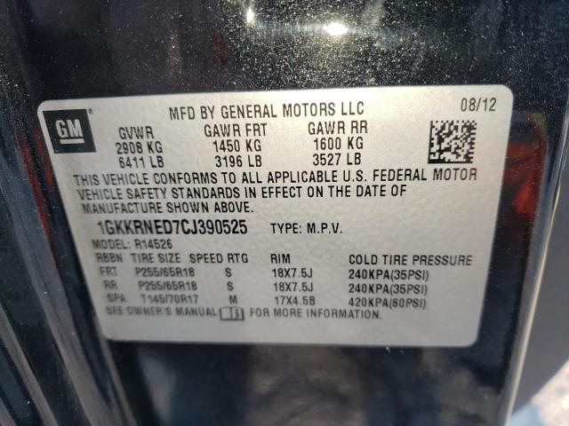 Photo 10 from auction – 2012 GMC ACADIA SLE with VIN 1GKKRNED7CJ390525