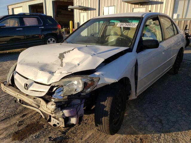 Photo 2 from auction – 2004 HONDA CIVIC LX with VIN 2HGES16564H553733