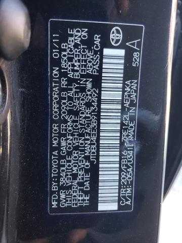 Photo 10 from auction – 2011 TOYOTA COROLLA BA with VIN JTDBU4EE3B9134492