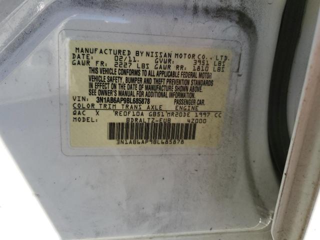 Photo 10 from auction – 2011 NISSAN SENTRA 2.0 with VIN 3N1AB6AP9BL685878