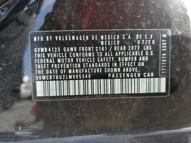 Photo 10 from auction – 2020 VOLKSWAGEN JETTA S with VIN 3VWCB7BU2LM065348