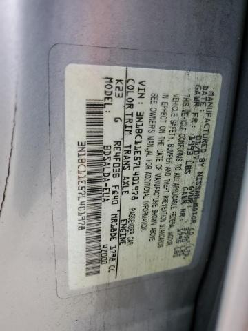 Photo 10 from auction – 2007 NISSAN VERSA S with VIN 3N1BC11E57L401978