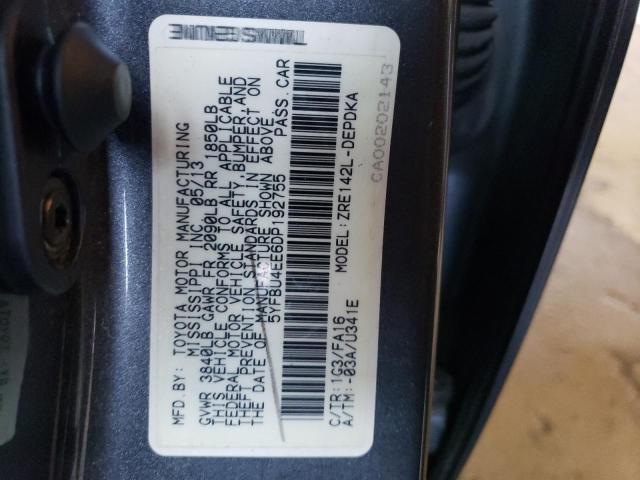 Photo 10 from auction – 2013 TOYOTA COROLLA BA with VIN 5YFBU4EE6DP192755