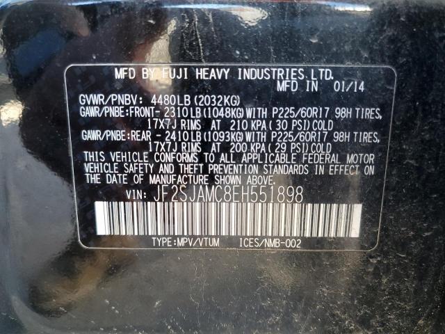 Photo 10 from auction – 2014 SUBARU FORESTER 2 with VIN JF2SJAMC8EH551898