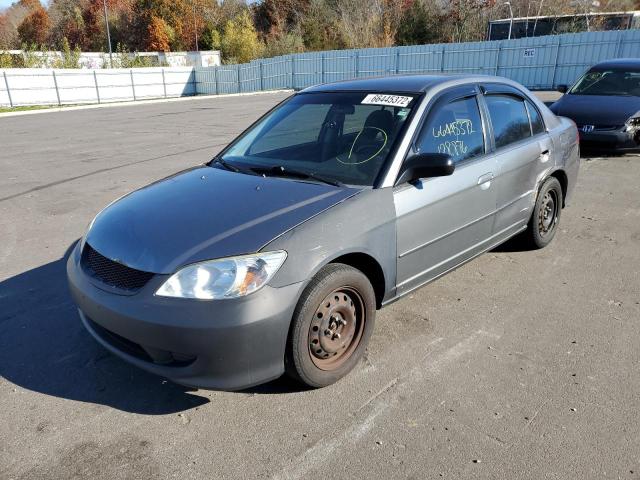 Photo 2 from auction – 2004 HONDA CIVIC LX with VIN 2HGES16504H634789