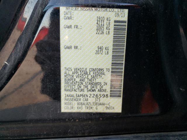 Photo 10 from auction – 2014 NISSAN ALTIMA 2.5 with VIN 1N4AL3AP6EN226598