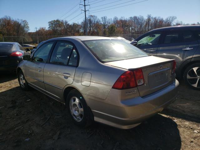 Photo 3 from auction – 2004 HONDA CIVIC HYBR with VIN JHMES95674S004119