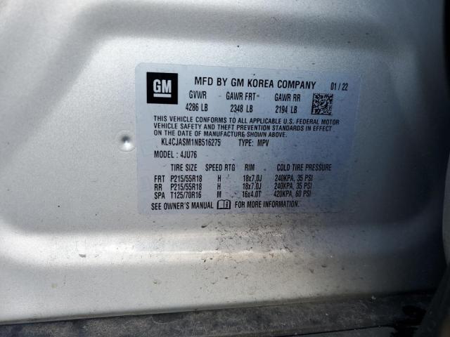 Photo 10 from auction – 2022 BUICK ENCORE PRE with VIN KL4CJASM1NB516275