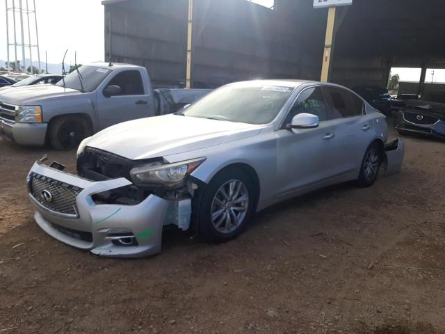 Photo 2 from auction – 2014 INFINITI Q50 with VIN JN1BV7AP2EM687144