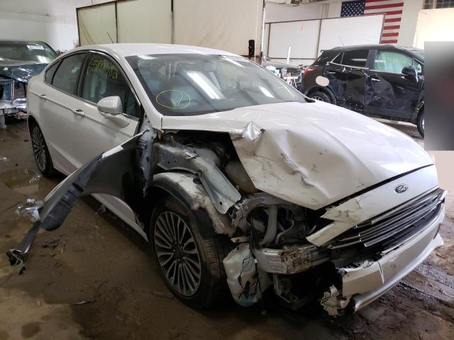 FORD FUSION SE 2018 with VIN 3FA6P0HD6JR211076 - Photo from auction