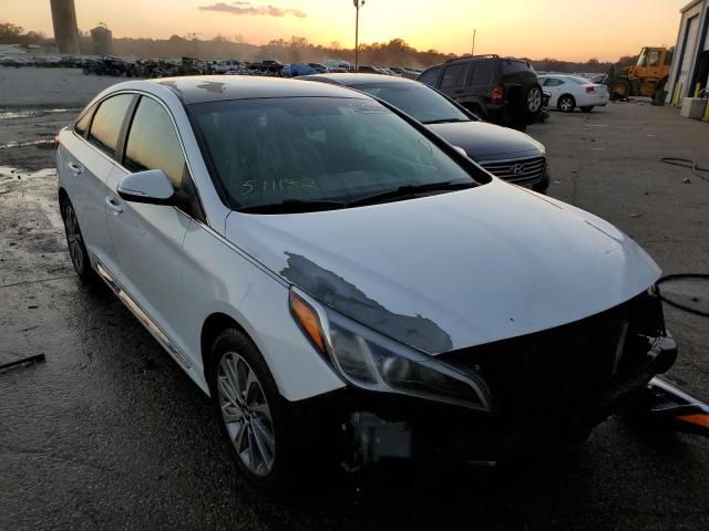 HYUNDAI SONATA SPO 2017 with VIN 5NPE34AF2HH511182 - Photo from auction