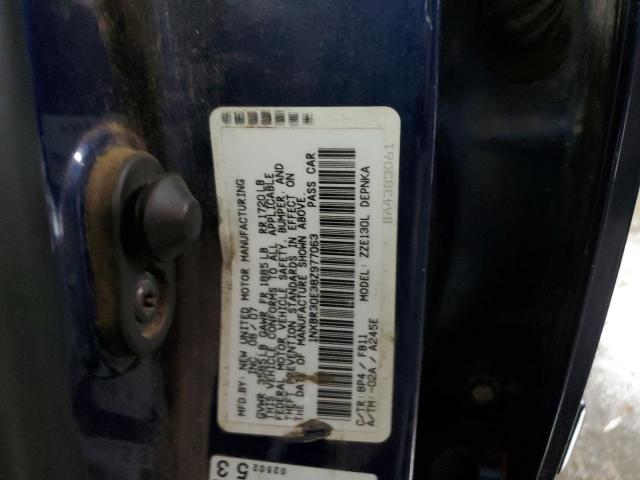 Photo 10 from auction – 2008 TOYOTA COROLLA CE with VIN 1NXBR30E38Z977063