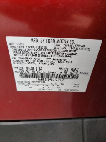 Photo 10 from auction – 2015 FORD TAURUS LIM with VIN 1FAHP2F89FG170953