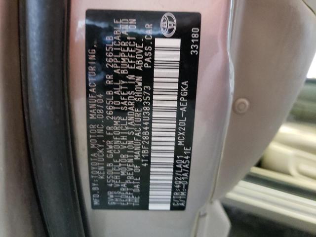 Photo 10 from auction – 2004 TOYOTA AVALON XL with VIN 4T1BF28B44U383573