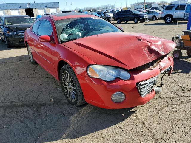 CHRYSLER SEBRING LX 2003 with VIN 4C3AG52H23E187722 - Photo from auction