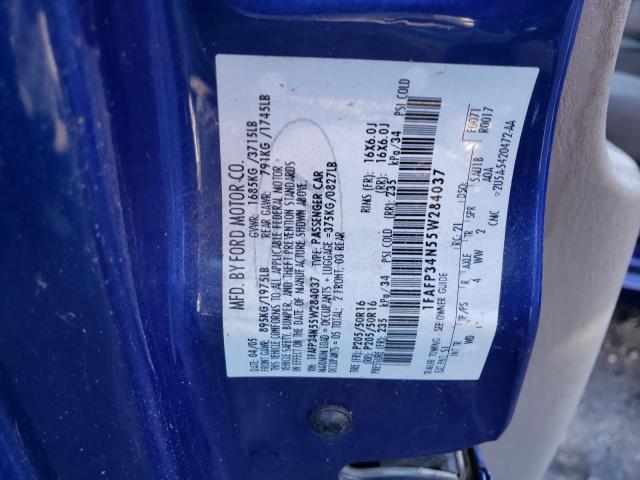 Photo 10 from auction – 2005 FORD FOCUS ZX4 with VIN 1FAFP34N55W284037