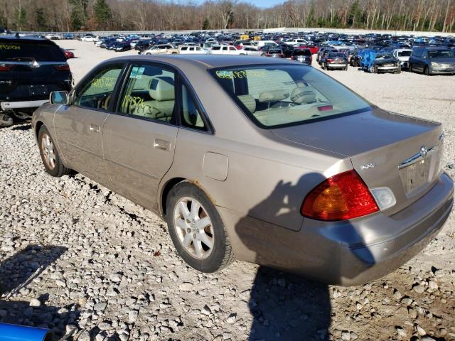 Photo 3 from auction – 2000 TOYOTA AVALON with VIN 4T1BF28BXYU029255