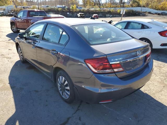 Photo 3 from auction – 2014 HONDA CIVIC LX with VIN 2HGFB2F57EH528268