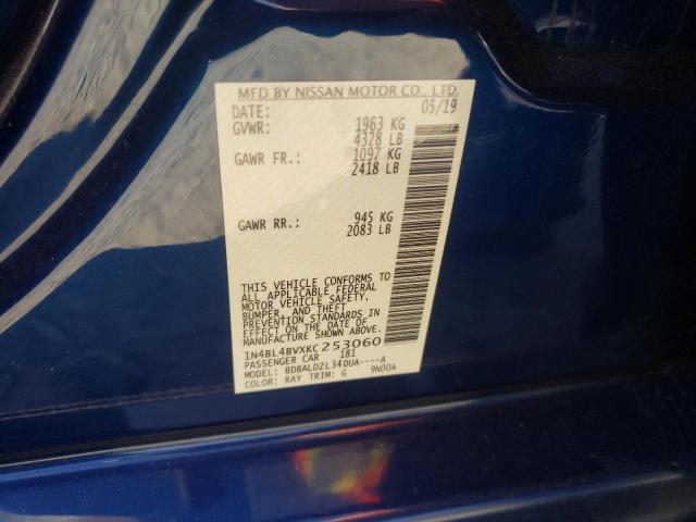 Photo 10 from auction – 2019 NISSAN ALTIMA S with VIN 1N4BL4BVXKC253060