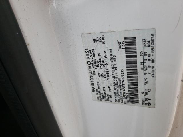 Photo 10 from auction – 2000 FORD F150 with VIN 1FTRF17W1YNB71635