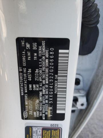 Photo 10 from auction – 2018 KIA OPTIMA EX with VIN 5XXGU4L32JG206680