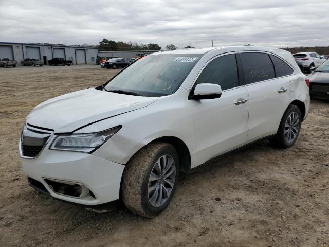 Photo 2 from auction – 2016 ACURA MDX TECHNO with VIN 5FRYD4H49GB042599