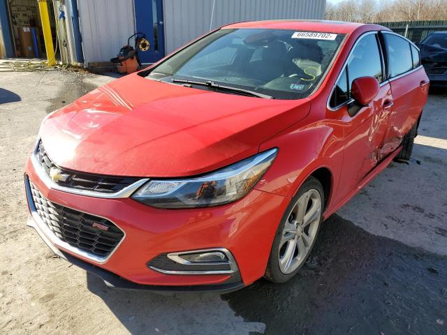 Photo 2 from auction – 2017 CHEVROLET CRUZE PREM with VIN 3G1BF6SM3HS506980