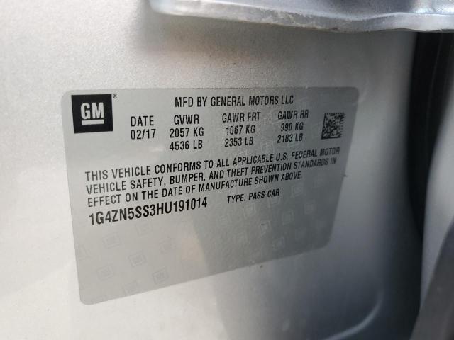 Photo 10 from auction – 2017 BUICK LACROSSE P with VIN 1G4ZN5SS3HU191014