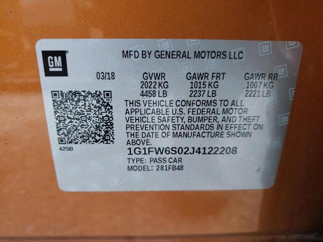Photo 10 from auction – 2018 CHEVROLET BOLT EV LT with VIN 1G1FW6S02J4122208