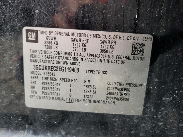 Photo 10 from auction – 2014 CHEVROLET SILVERADO with VIN 3GCUKREC3EG119408