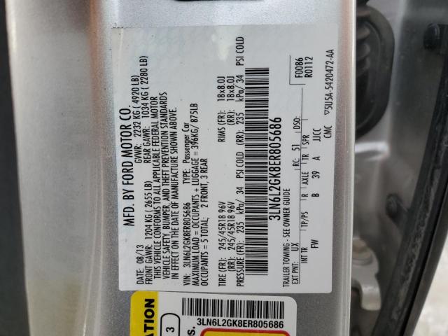 Photo 10 from auction – 2014 LINCOLN MKZ with VIN 3LN6L2GK8ER805686