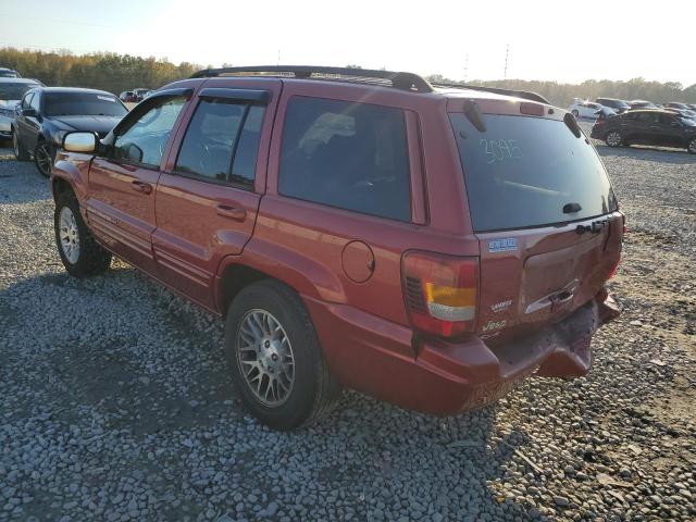 Photo 3 from auction – 2002 JEEP GRAND CHER with VIN 1J4GW58S52C302346