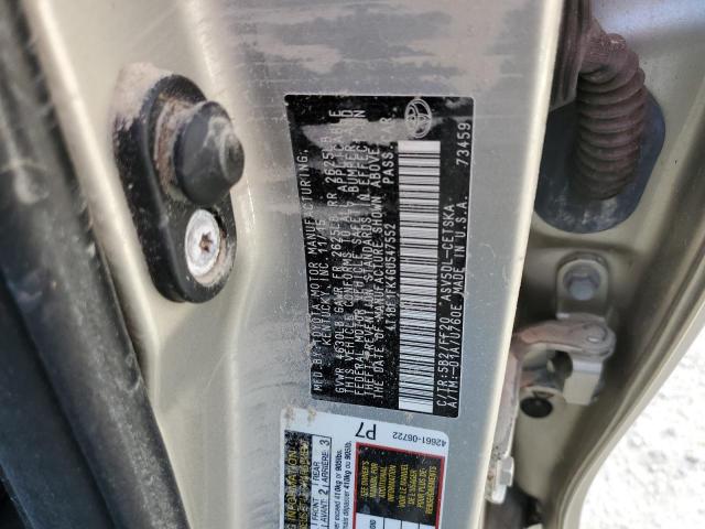 Photo 10 from auction – 2016 TOYOTA CAMRY LE with VIN 4T1BF1FK4GU547552