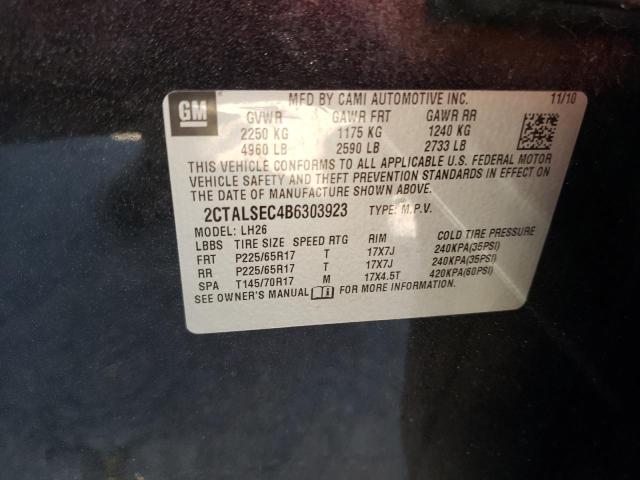Photo 10 from auction – 2011 GMC TERRAIN SL with VIN 2CTALSEC4B6303923