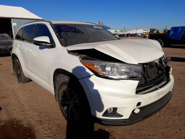 TOYOTA HIGHLANDER 2016 with VIN 5TDJKRFH7GS331021 - Photo from auction