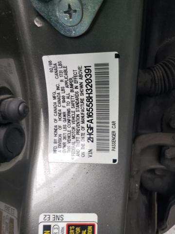Photo 10 from auction – 2008 HONDA CIVIC LX with VIN 2HGFA16558H320391