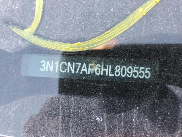 Photo 10 from auction – 2017 NISSAN VERSA S with VIN 3N1CN7AP6HL809555