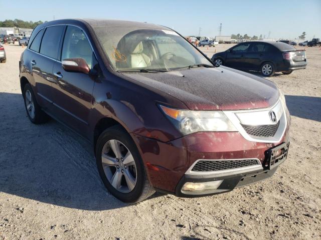 ACURA MDX TECHNO 2012 with VIN 2HNYD2H36CH536723 - Photo from auction