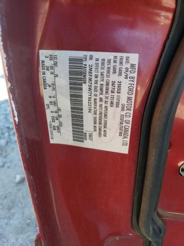 Photo 10 from auction – 2000 MERCURY GRAN MARQ with VIN 2MEFM75W7YX623194