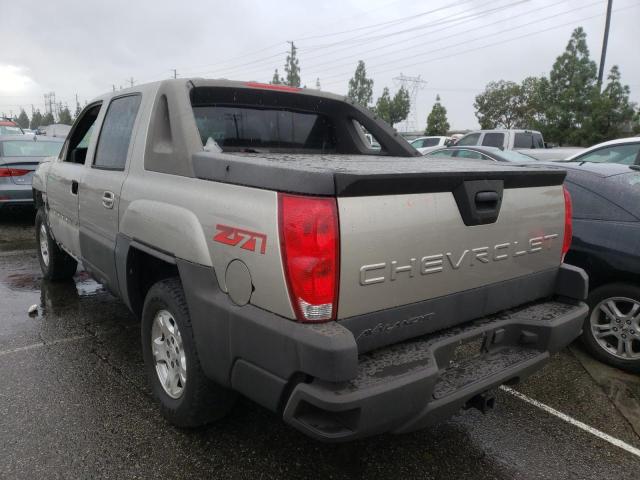 Photo 3 from auction – 2003 CHEVROLET AVALANCHE with VIN 3GNEK13T23G132048