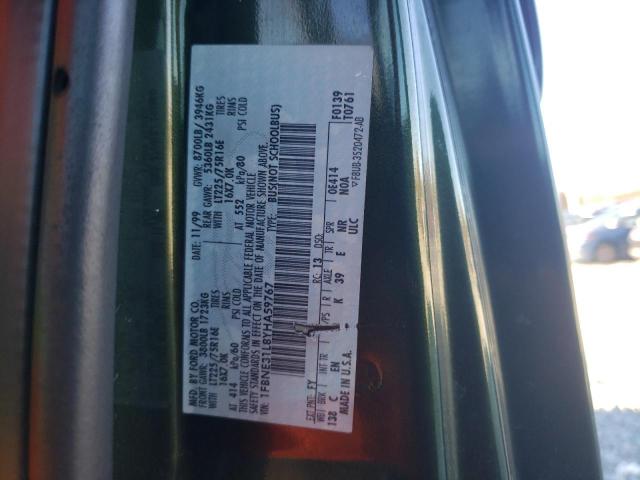Photo 10 from auction – 2000 FORD ECONOLINE with VIN 1FBNE31L8YHA59767