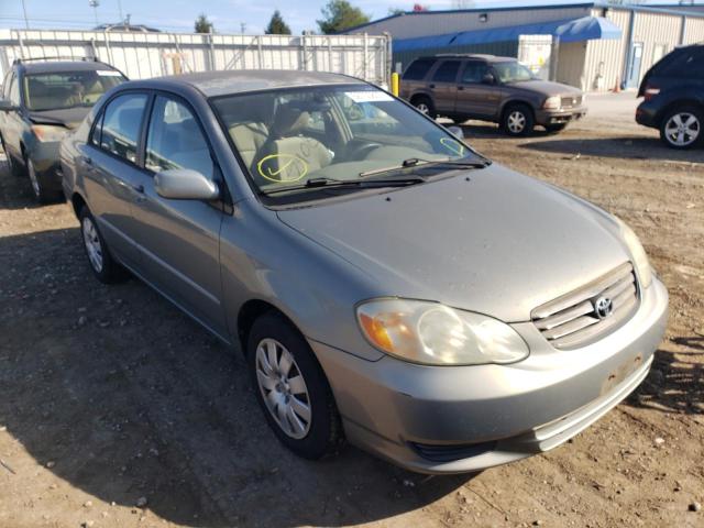 TOYOTA COROLLA CE 2003 with VIN 2T1BR32E73C109459 - Photo from auction