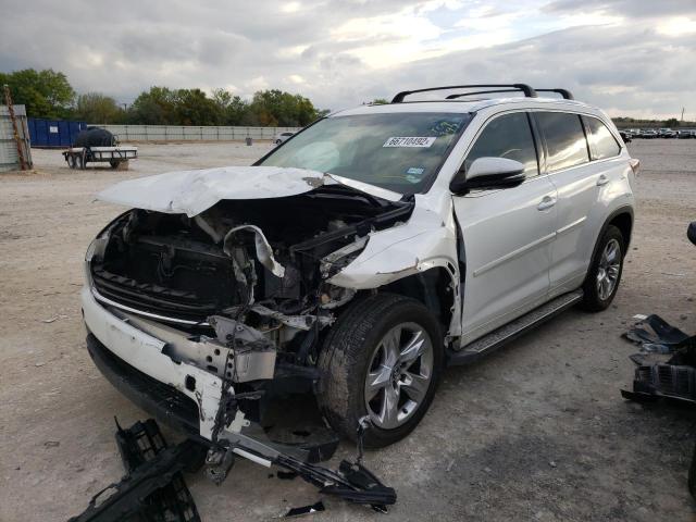 Photo 2 from auction – 2016 TOYOTA HIGHLANDER with VIN 5TDYKRFH8GS129397