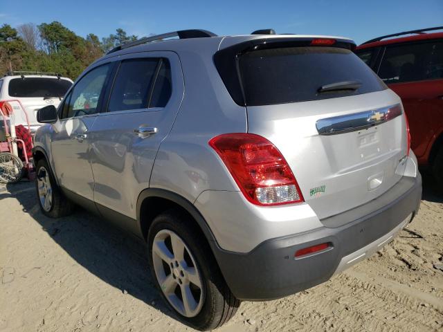 Photo 3 from auction – 2016 CHEVROLET TRAX LTZ with VIN 3GNCJRSB8GL262558