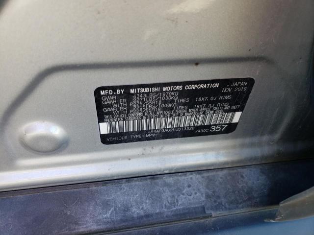 Photo 10 from auction – 2020 MITSUBISHI OUTLANDER with VIN JA4AP3AU2LU013326