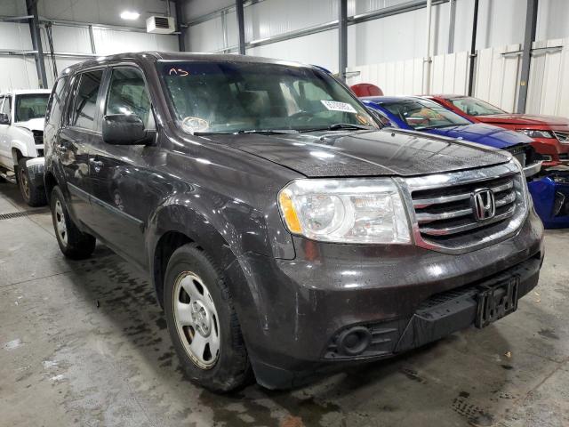 HONDA PILOT LX 2013 with VIN 5FNYF4H20DB053383 - Photo from auction